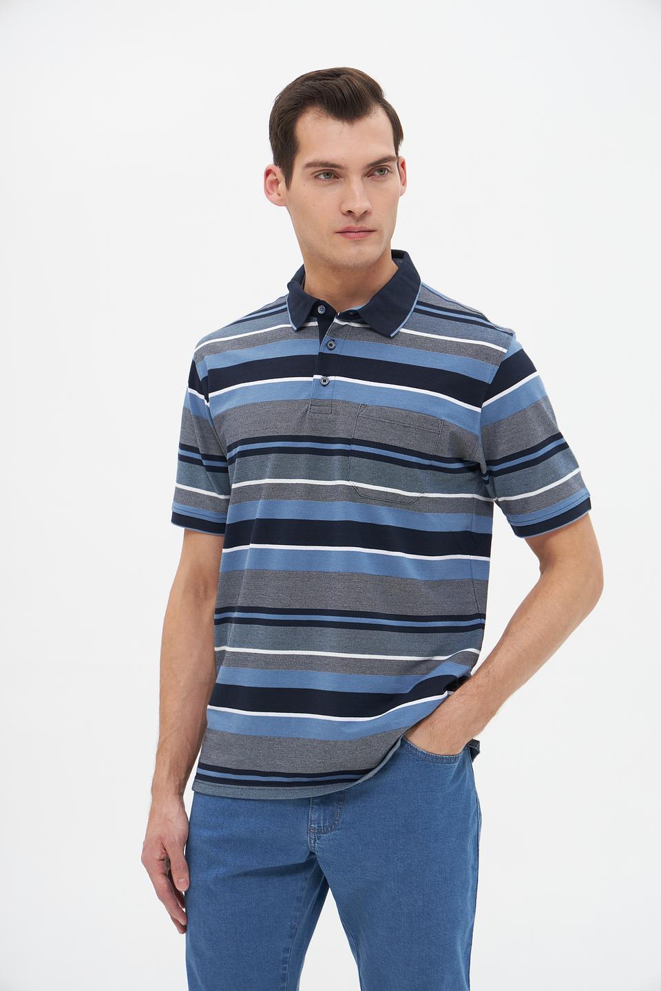 Поло Casa Moda в полоску