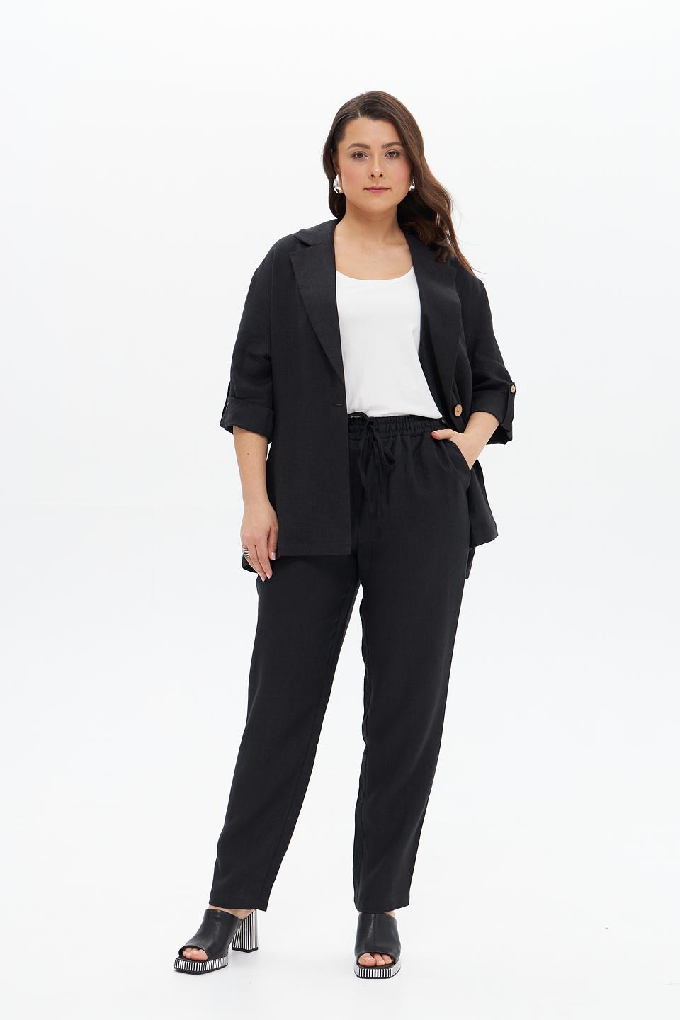 Брюки Electra style чёрные с завязками