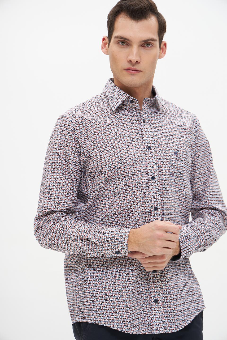 Рубашка Casa Moda с принтом