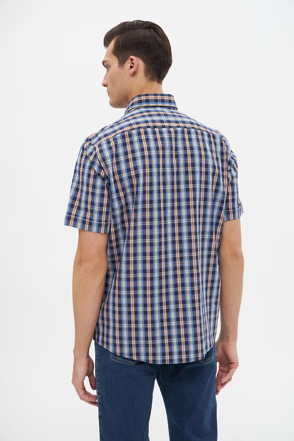 Рубашка кр-рукав Casa Moda в клетку