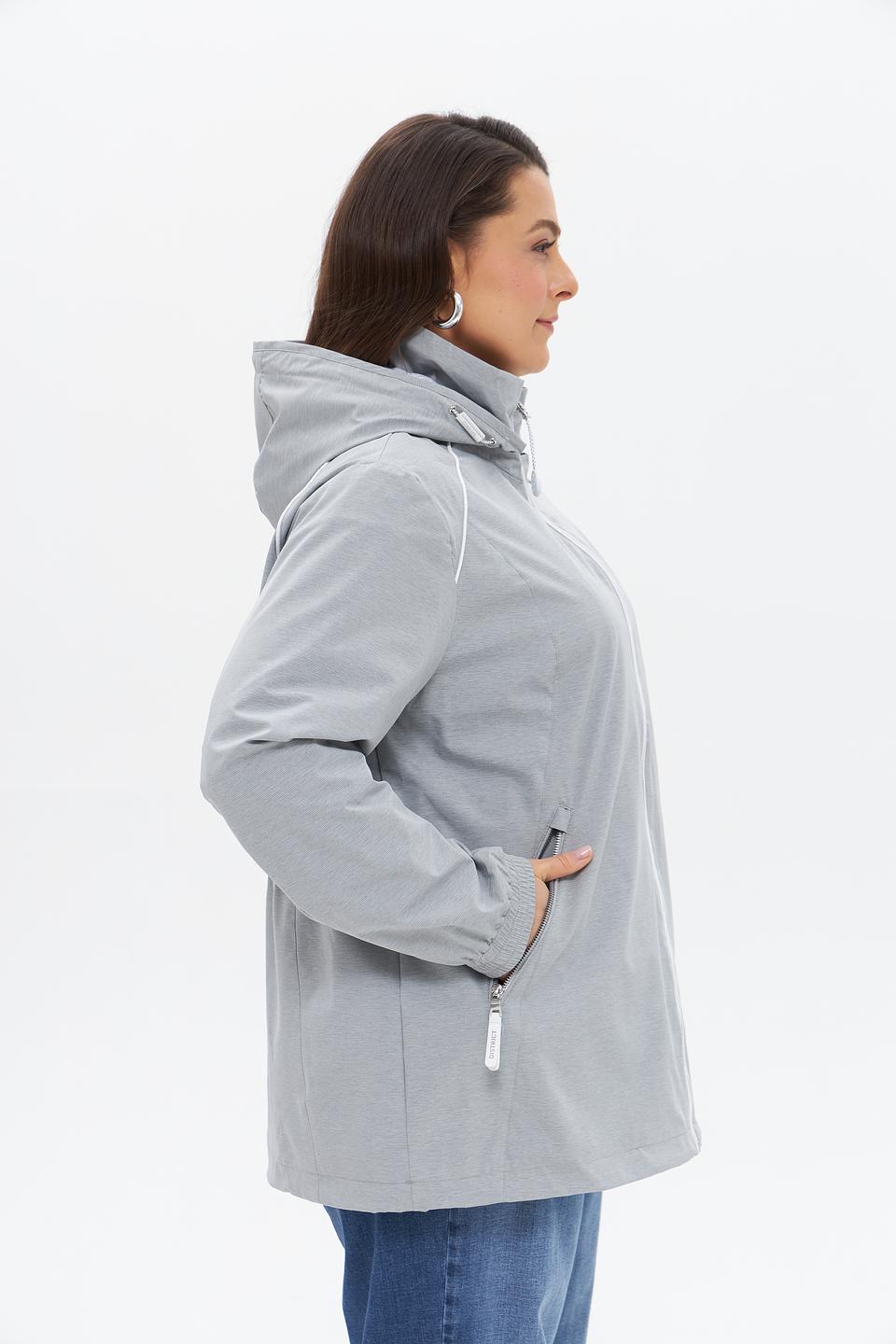Куртка District женская серая