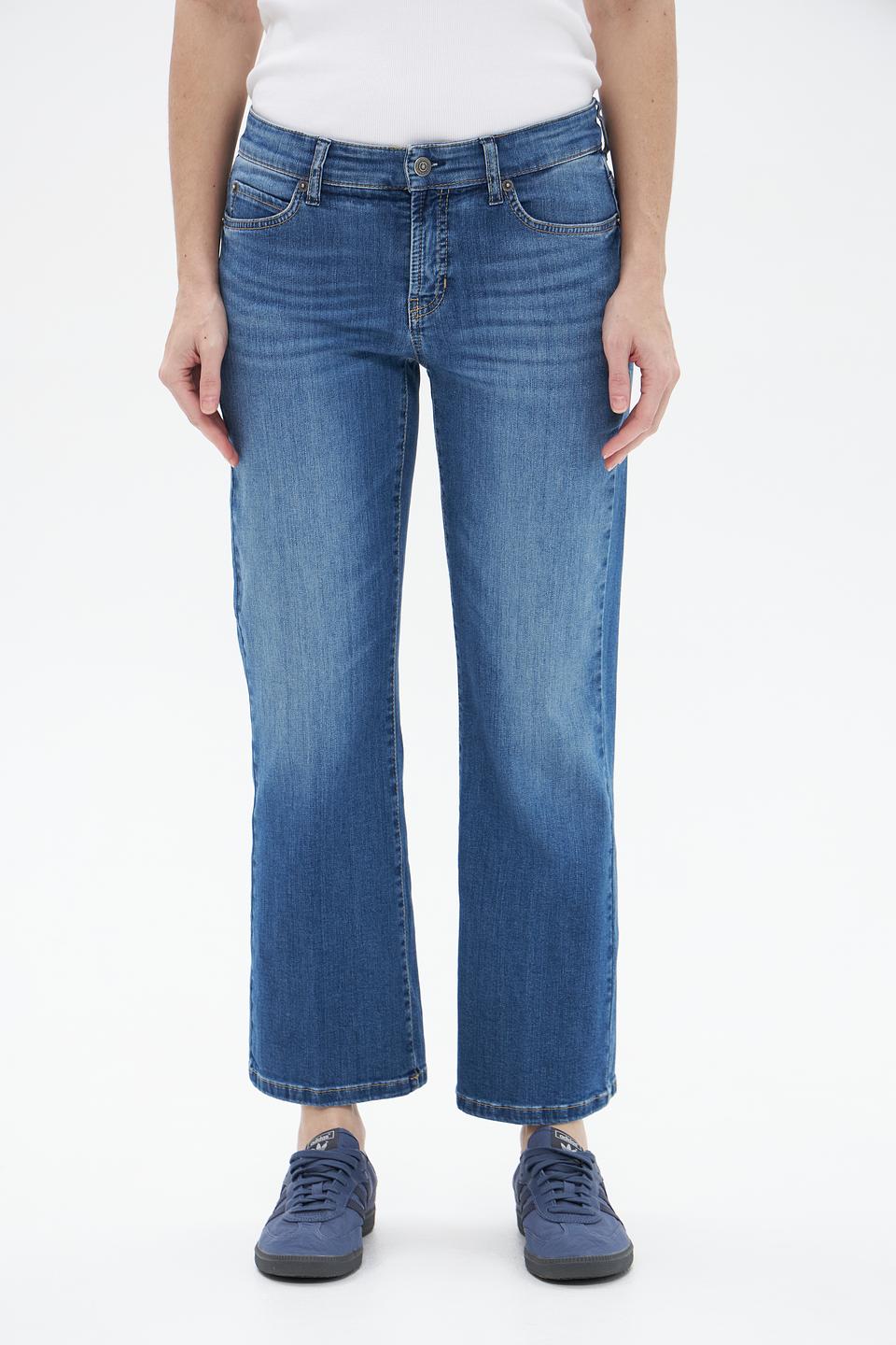 Джинсы Cambio клеш синие