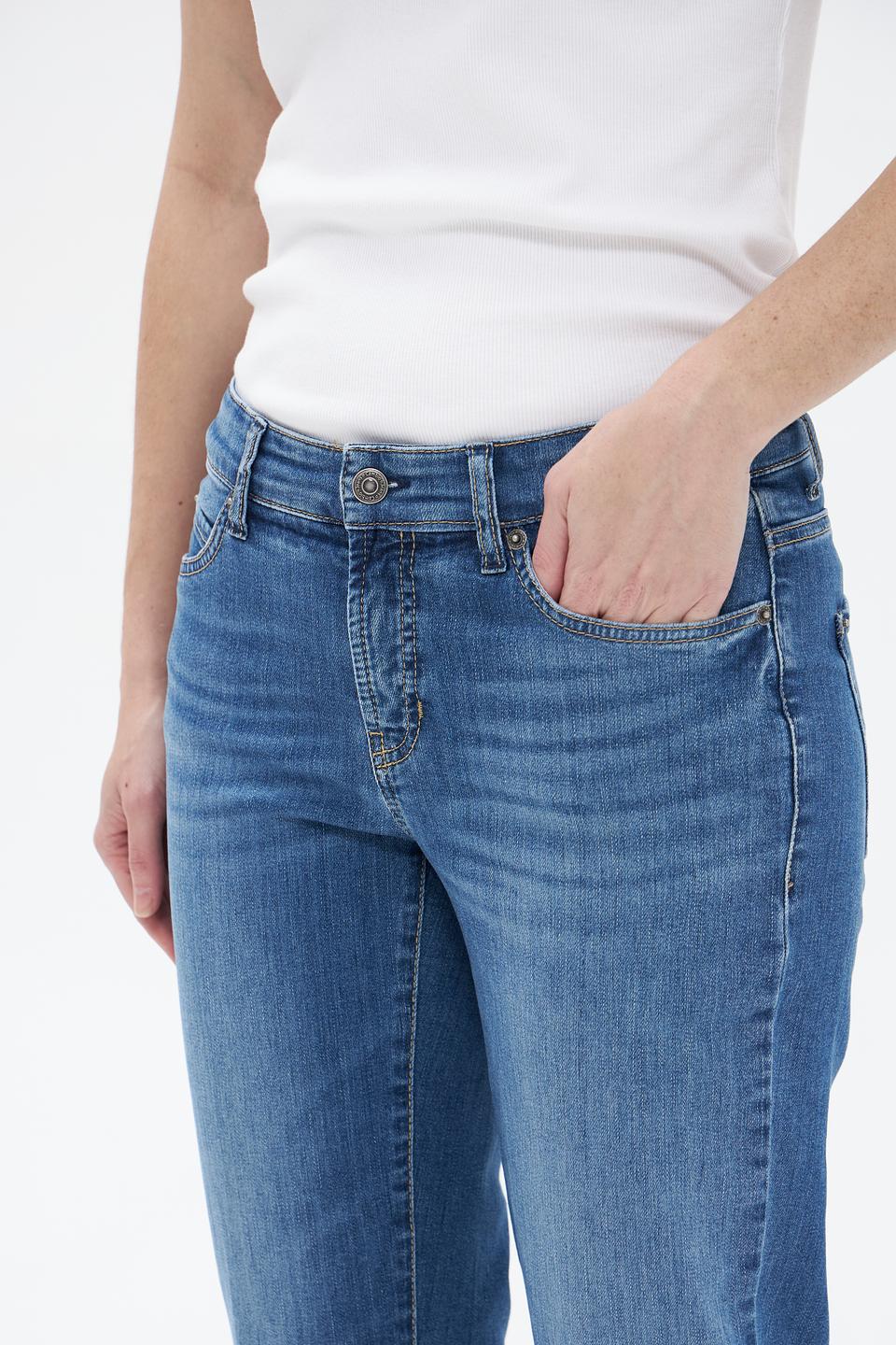 Джинсы Cambio клеш синие