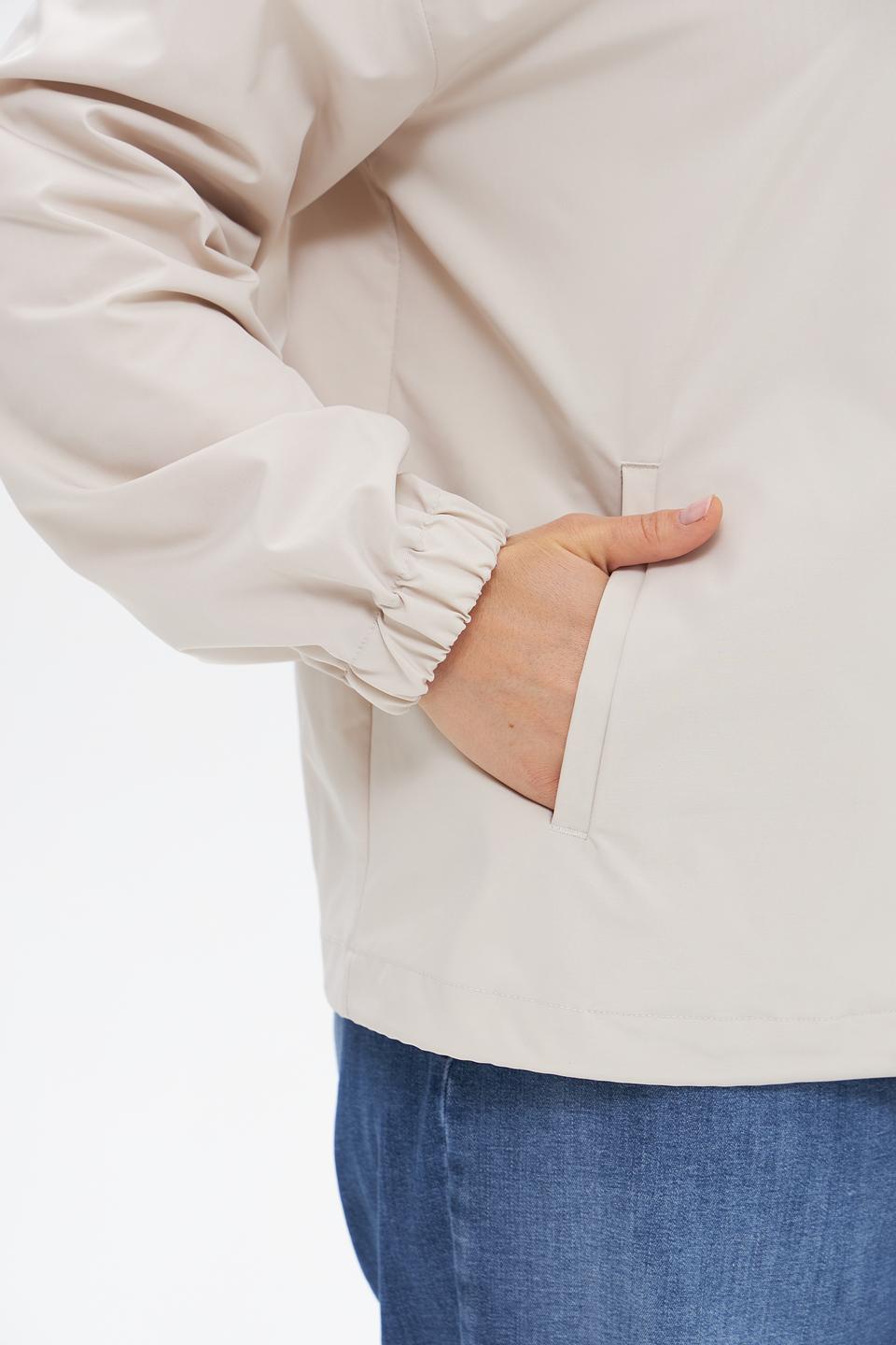 Куртка Catnoir с капюшоном бежевая