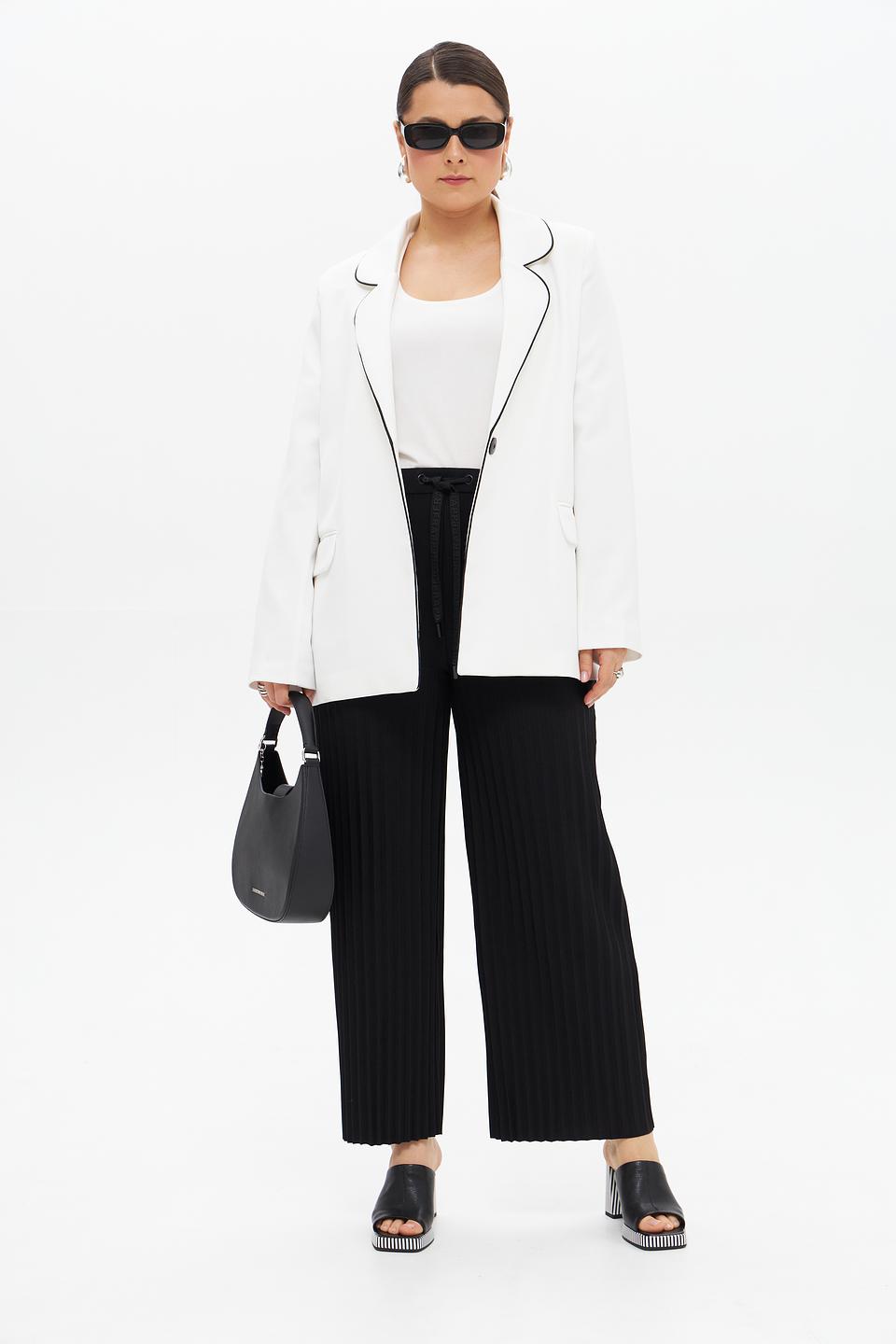 Брюки палаццо Frapp чёрные