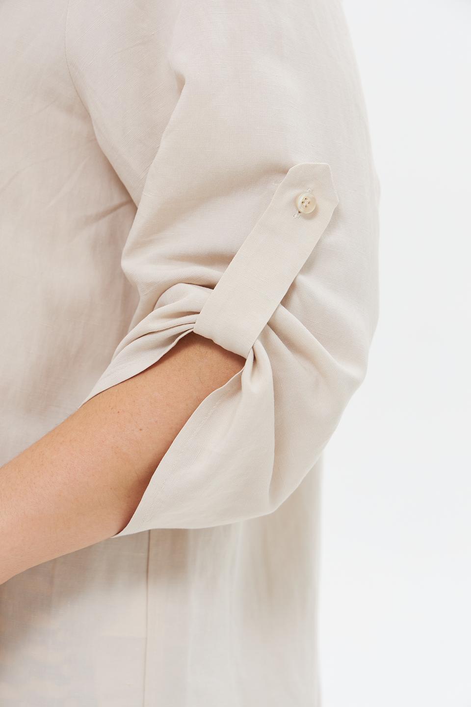 Блуза Catnoir бежевая оверсайз