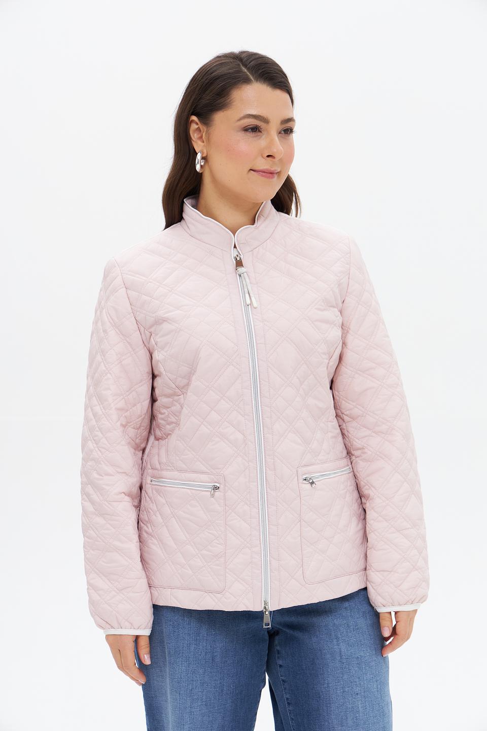 Куртка Lebek стеганая розовая