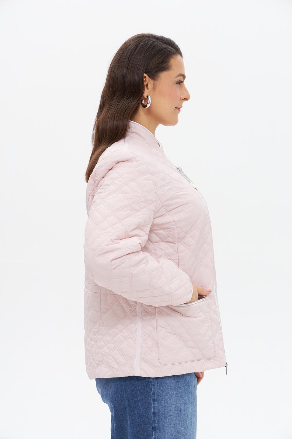 Куртка Lebek стеганая розовая