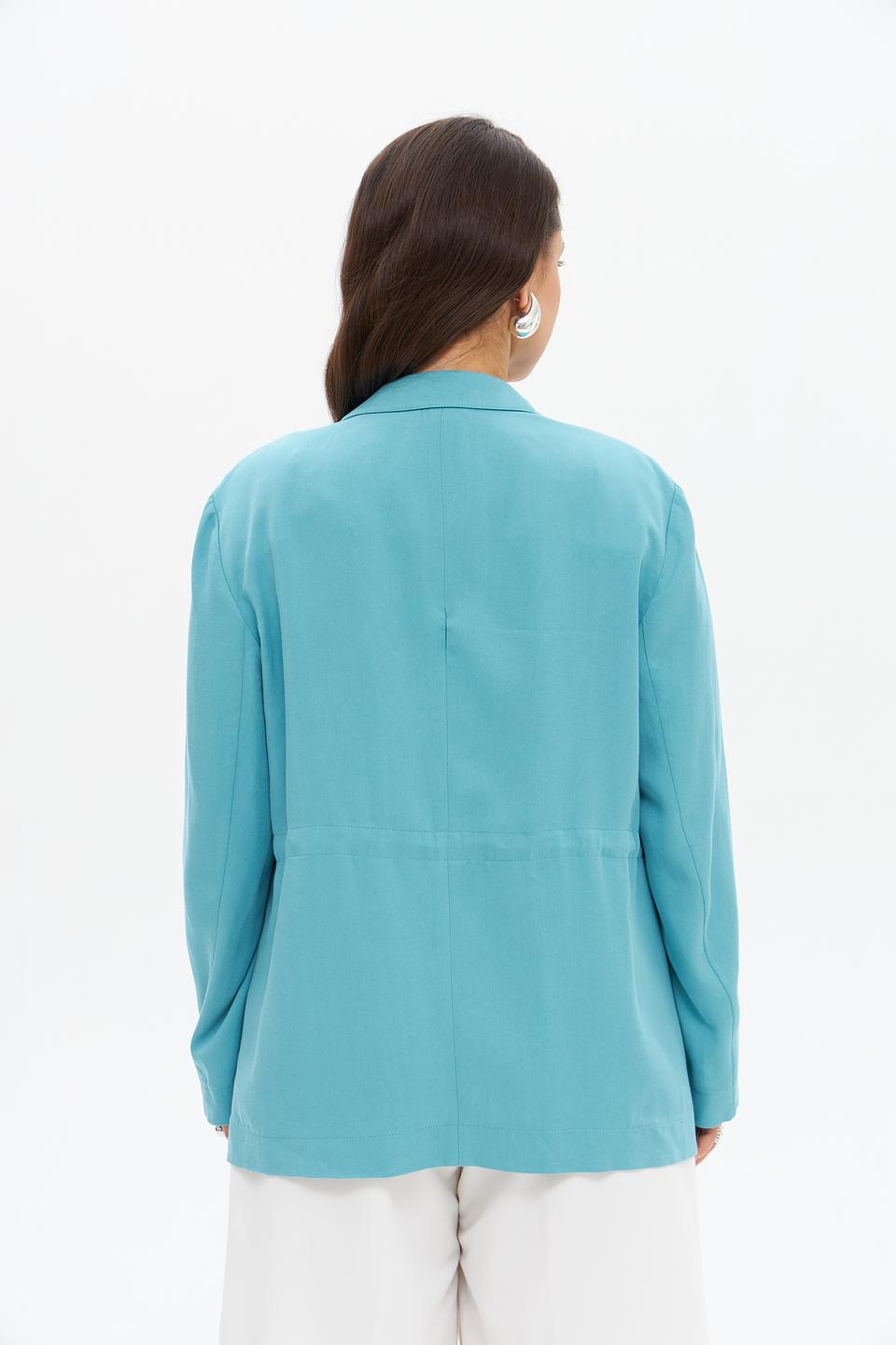 Жакет Barbara Lebek бирюзовый