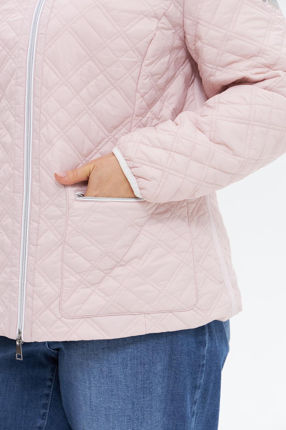 Куртка Lebek стеганая розовая