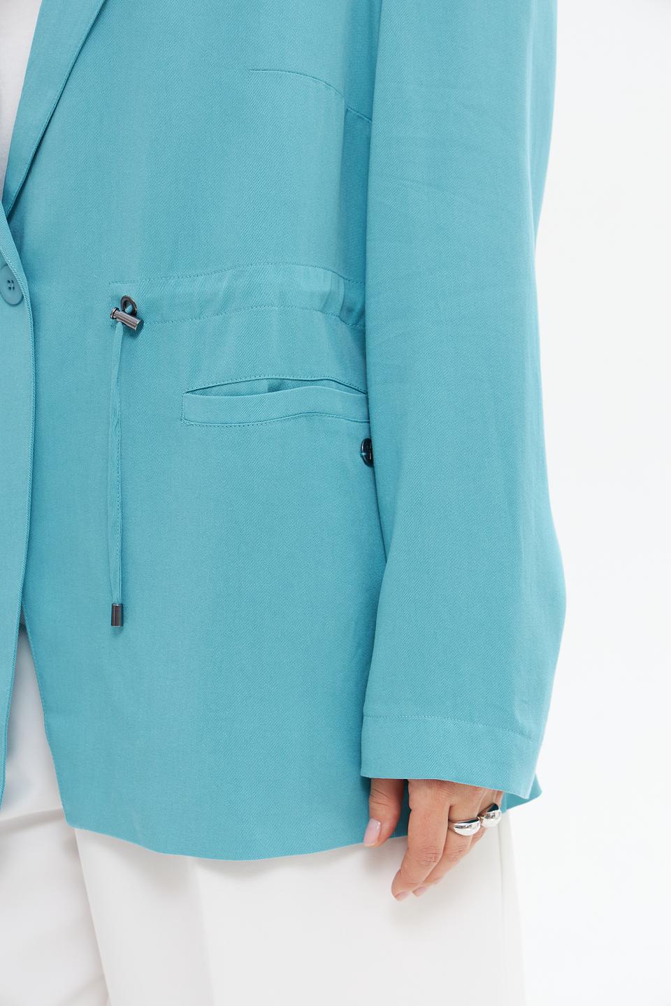 Жакет Barbara Lebek бирюзовый