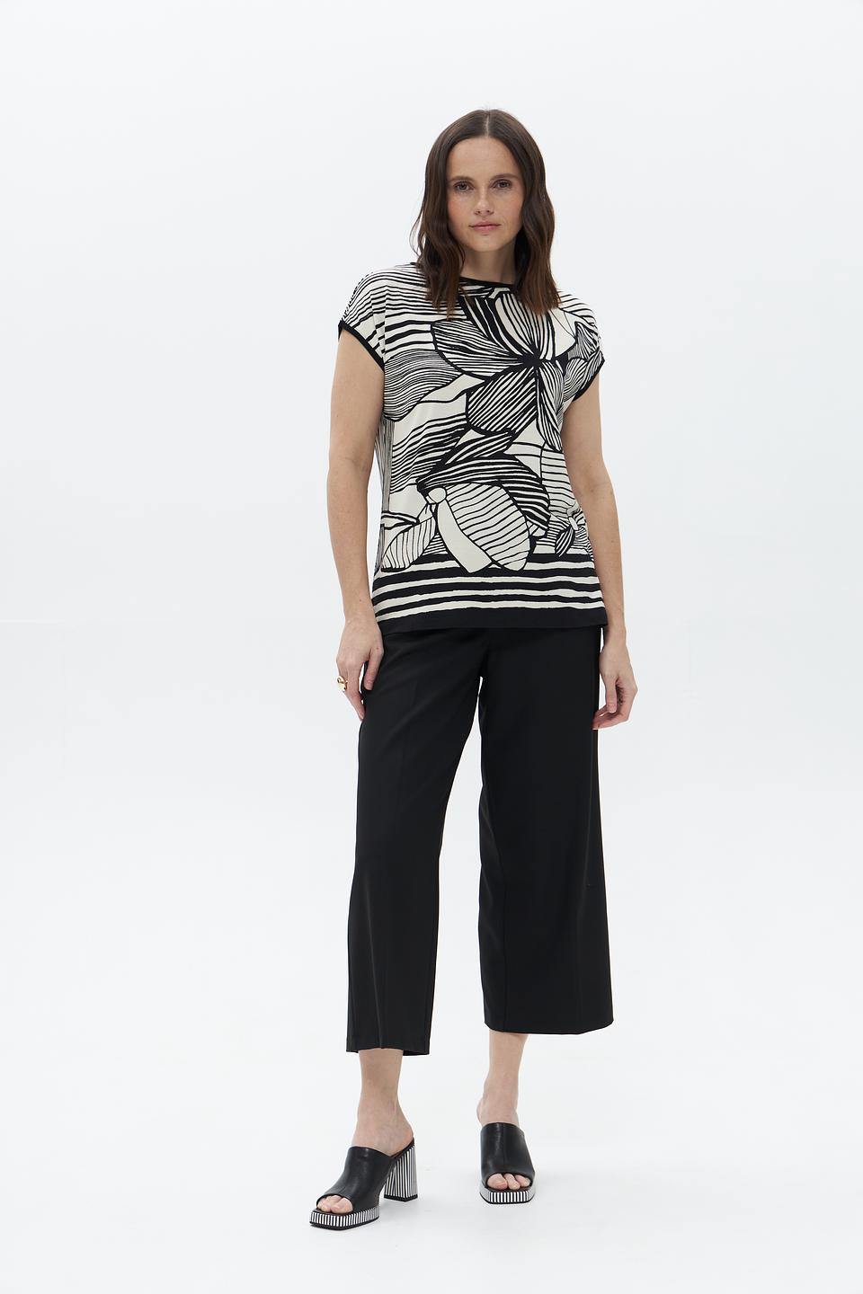 Футболка Lebek с принтом