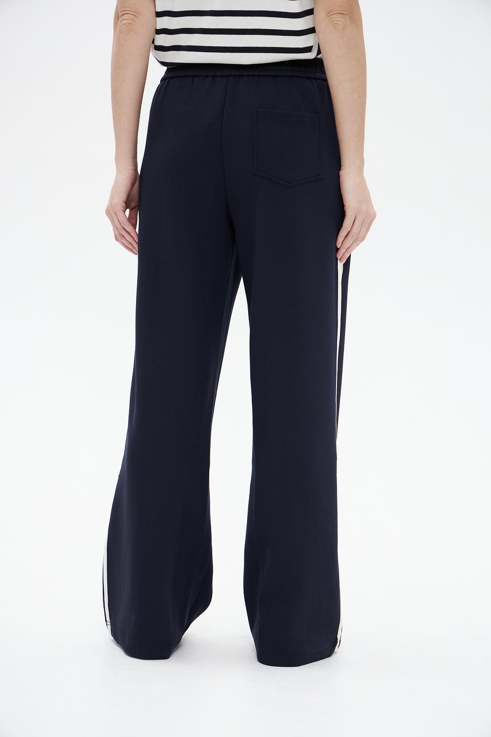 Брюки спортивные Oui темно-синие