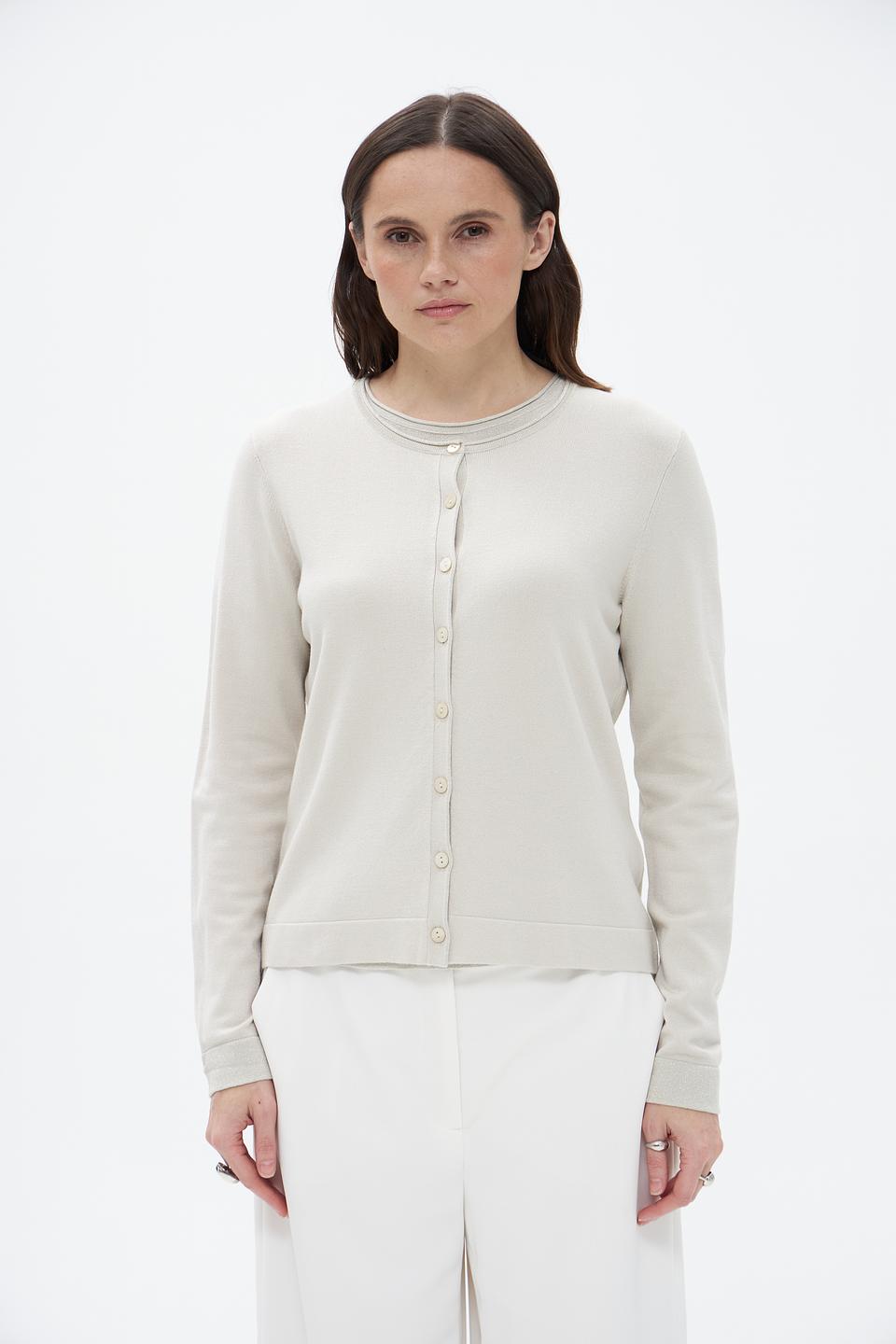 Жакет Bianca приталенный бежевый