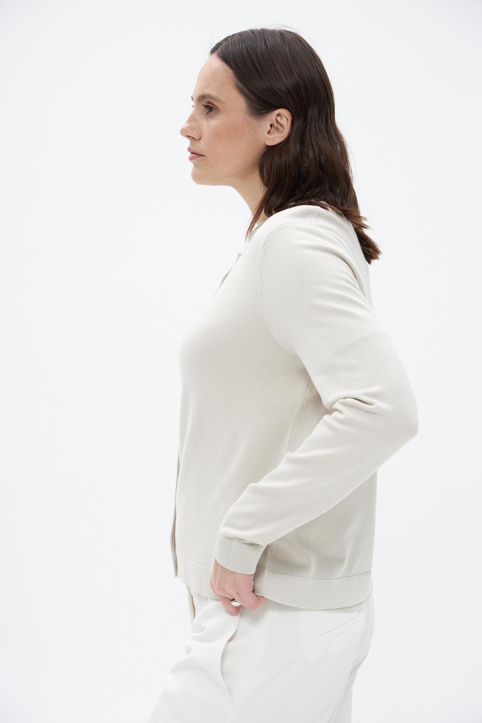 Жакет Bianca приталенный бежевый