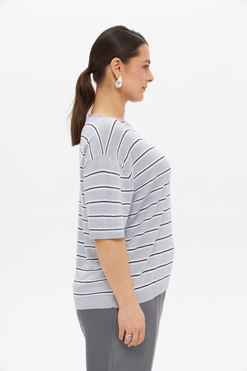 Пуловер Luisa Cerano в полоску