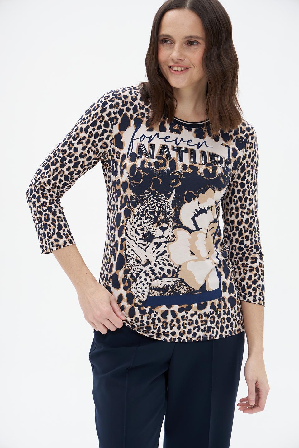 Блузка Betty Barclay с леопардовым принтом