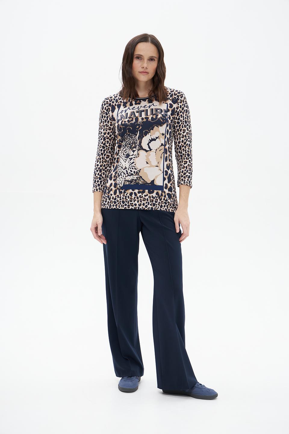 Блузка Betty Barclay с леопардовым принтом