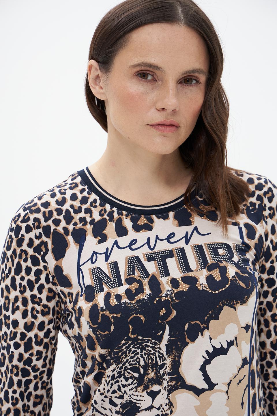 Блузка Betty Barclay с леопардовым принтом