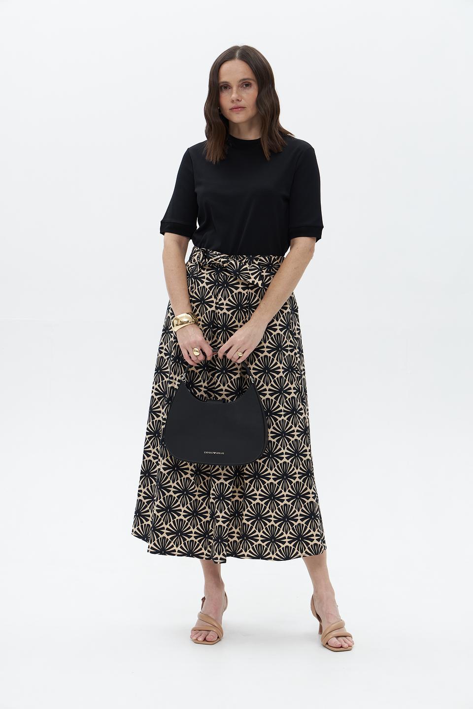 Футболка Marc Cain чёрная с коротким рукавом