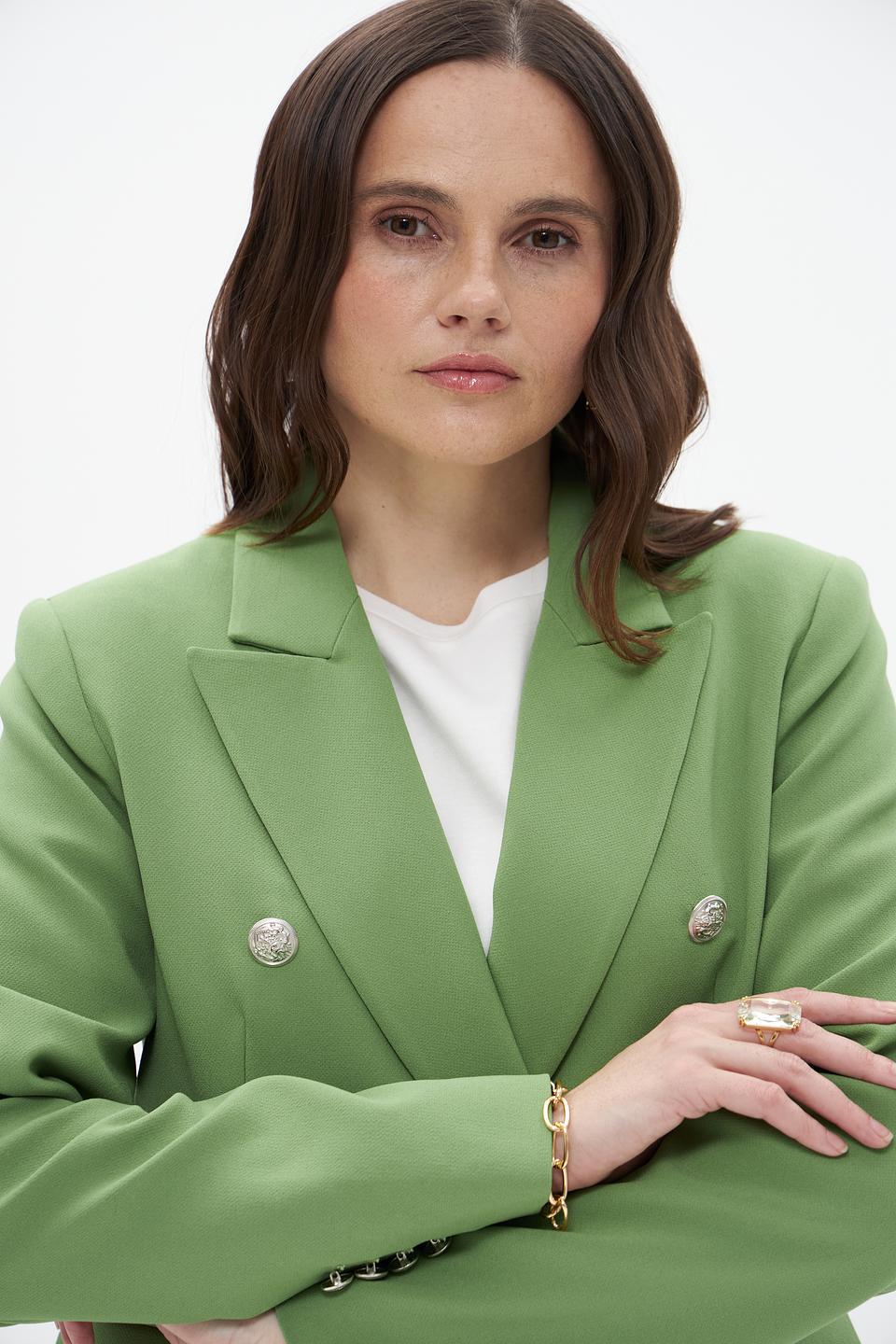 Жакет Monari приталенный, зеленый