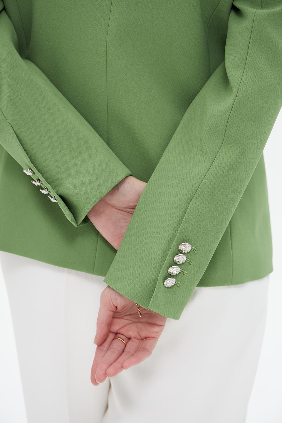 Жакет Monari приталенный, зеленый