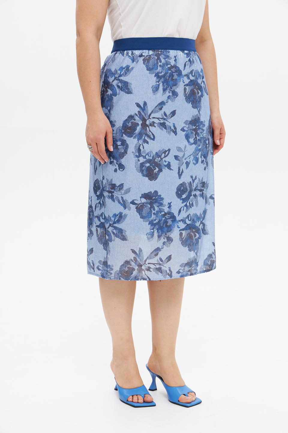 Юбка Rabe collection с цветочным принтом