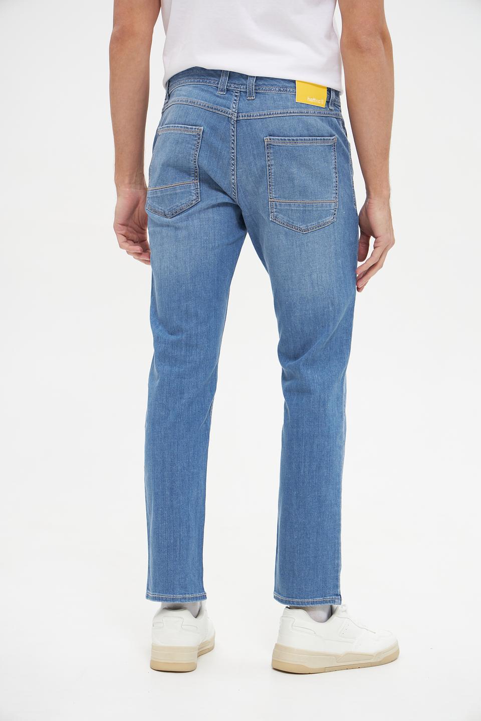 Джинсы Hattric Slim Fit голубые