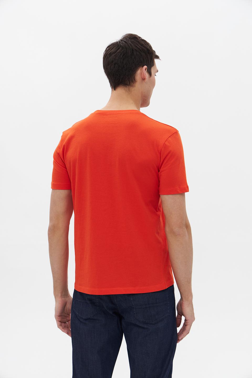 Футболка Tom Tailor denim оранжевая