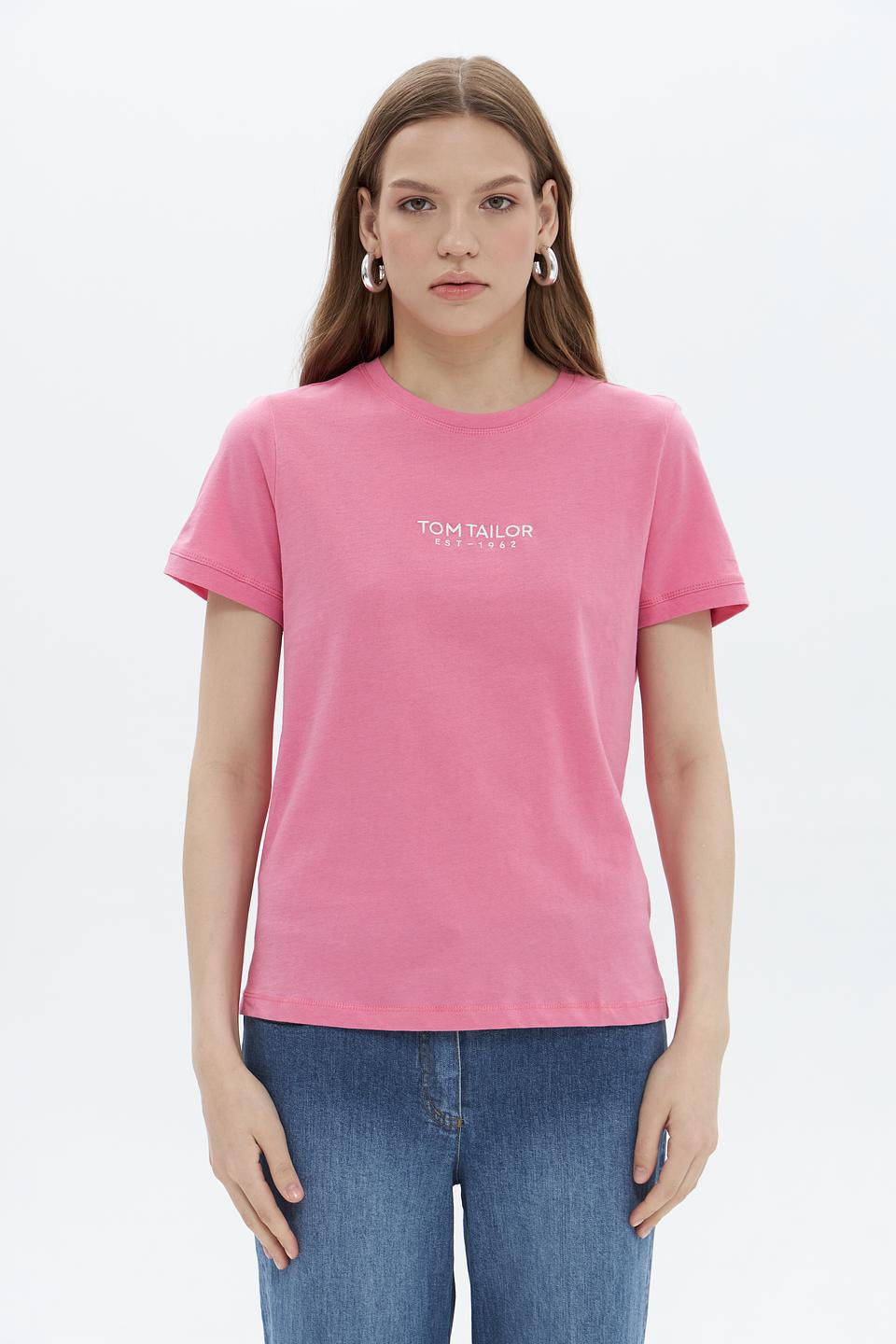Футболка Tom Tailor розовая
