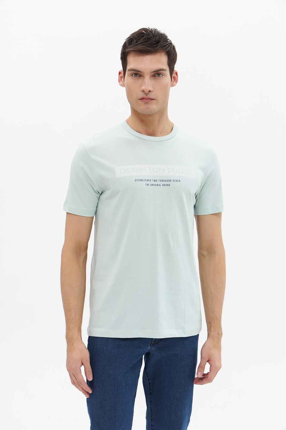 Футболка Tom Tailor denim светло-зелёная