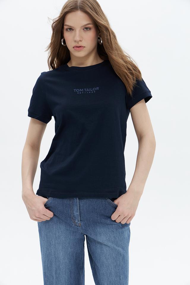 Футболка Tom Tailor темно-синяя