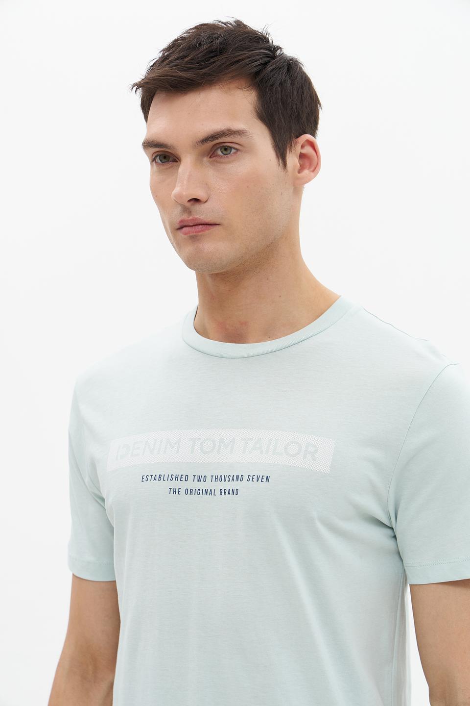 Футболка Tom Tailor denim светло-зелёная
