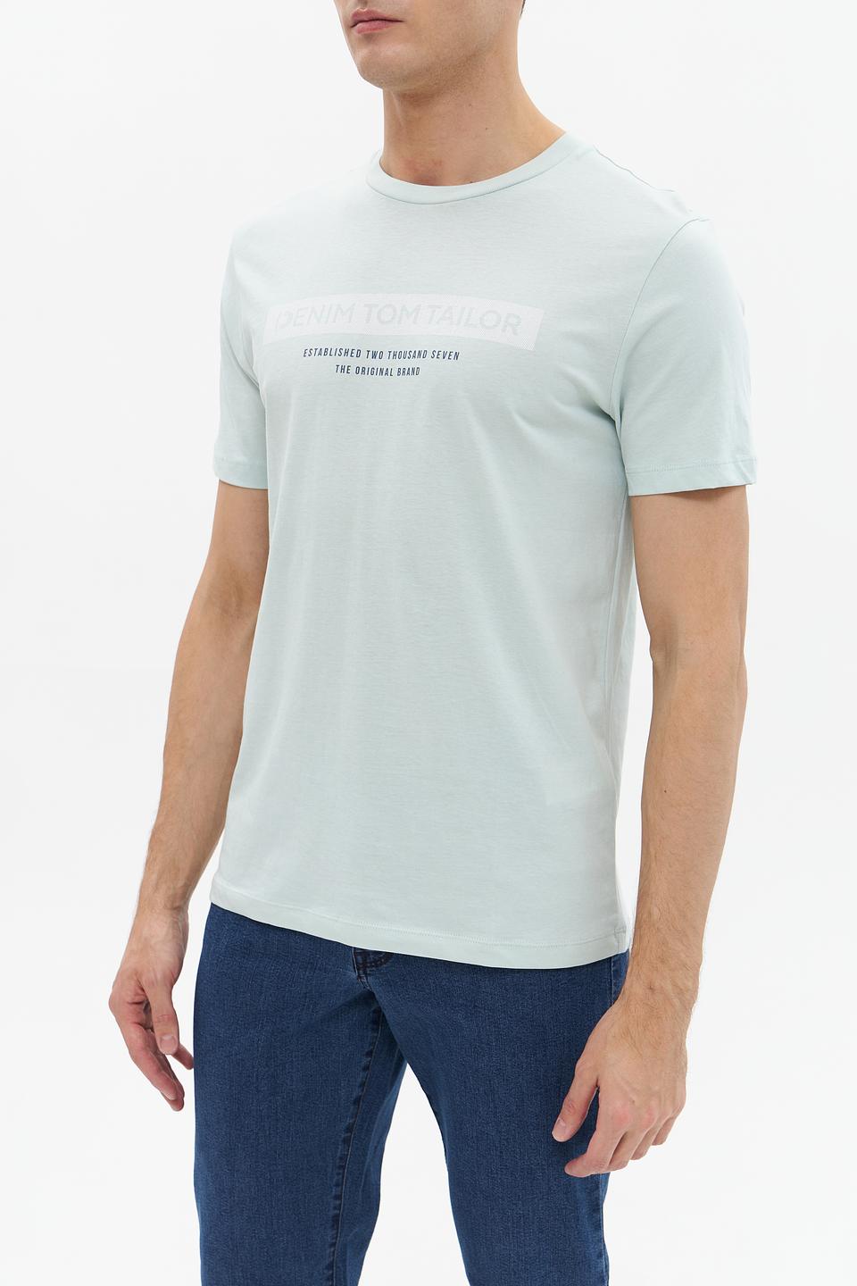 Футболка Tom Tailor denim светло-зелёная