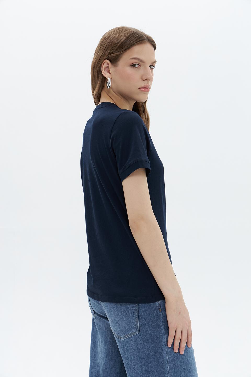 Футболка Tom Tailor темно-синяя