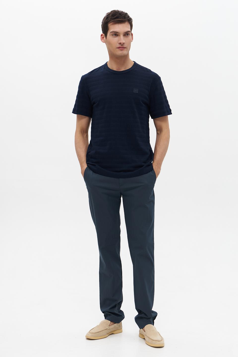 Футболка Tom Tailor полоска тёмно-синяя