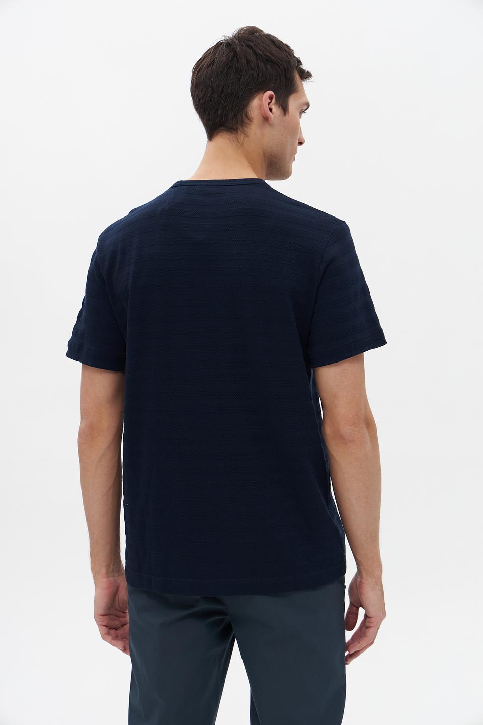 Футболка Tom Tailor полоска тёмно-синяя