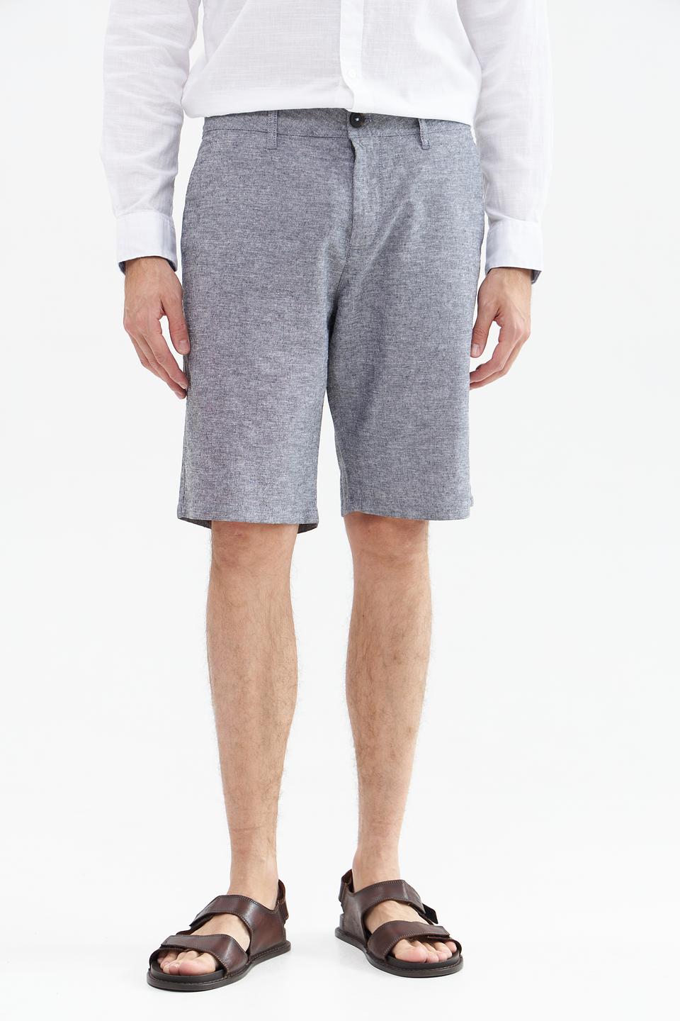 Шорты Tom Tailor серые меланж