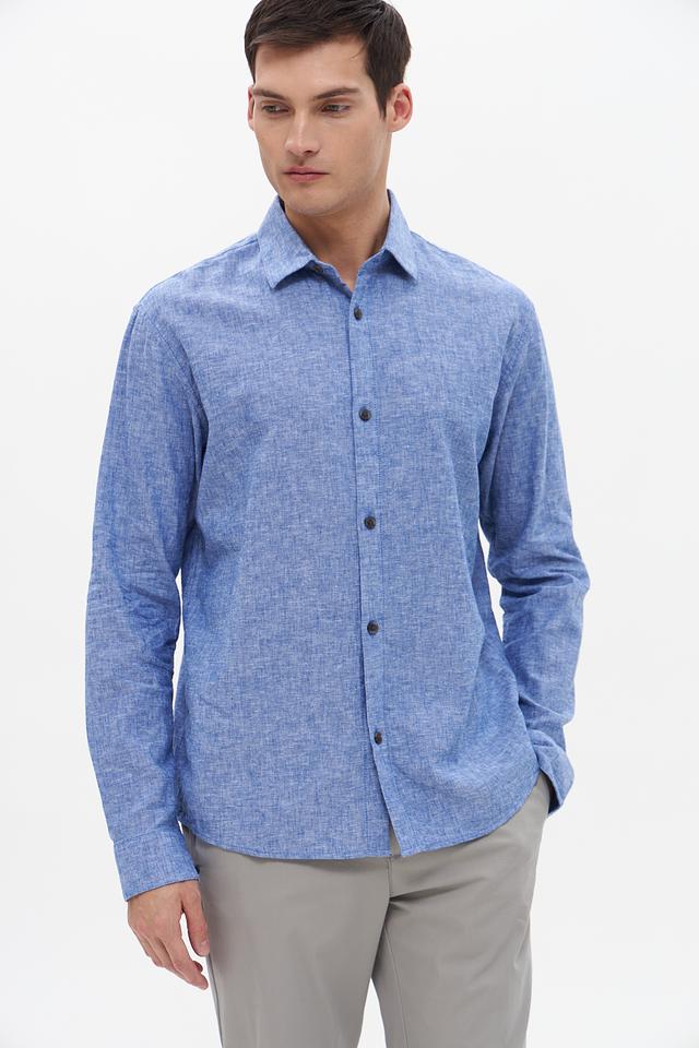 Рубашка дл Tom Tailor denim голубая