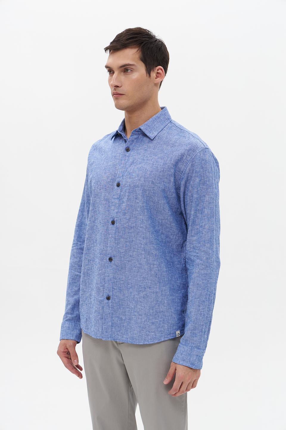 Рубашка дл Tom Tailor denim голубая