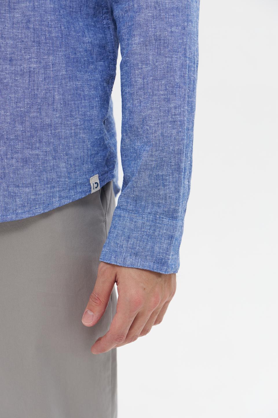 Рубашка дл Tom Tailor denim голубая