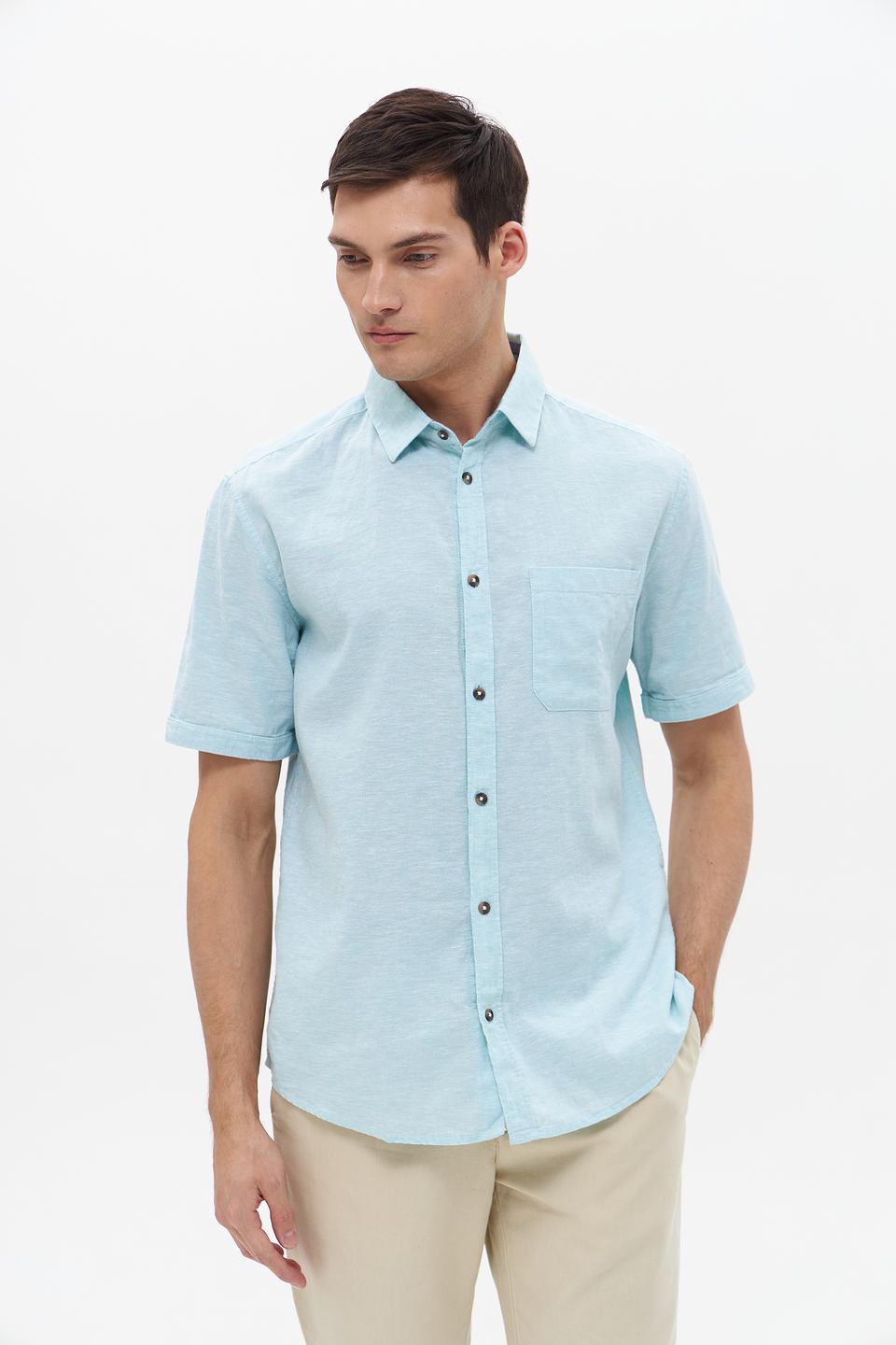 Рубашка кр-рукав Tom Tailor мятная