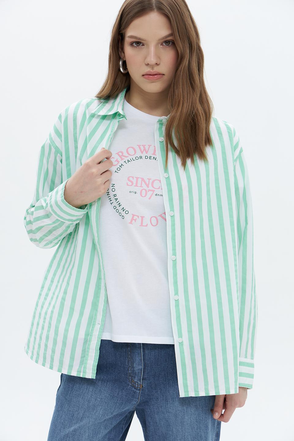 Блуза Broadway в полоску мятный
