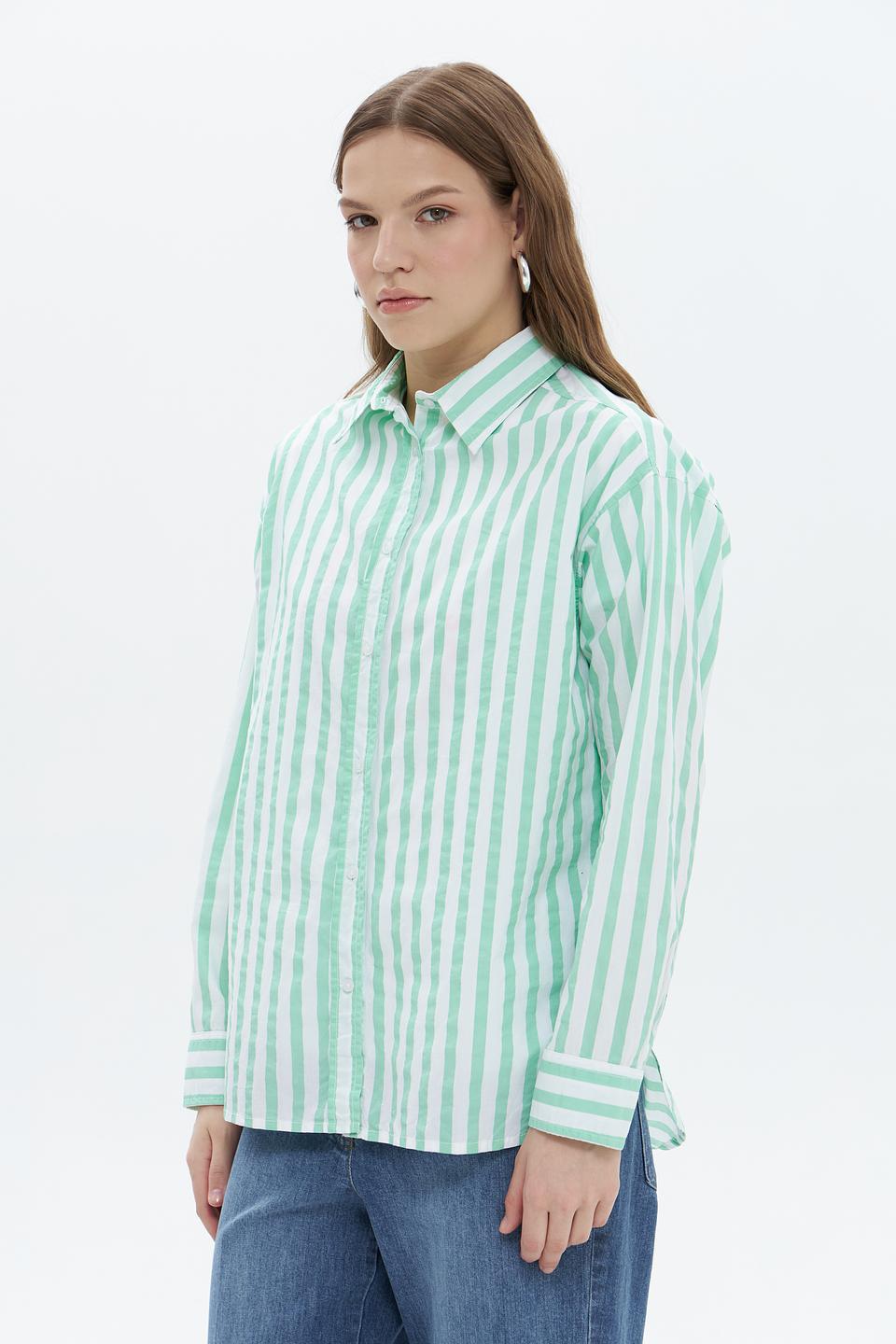 Блуза Broadway в полоску мятный