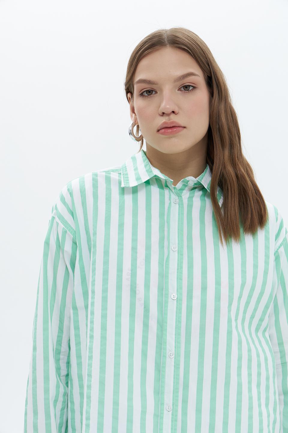 Блуза Broadway в полоску мятный