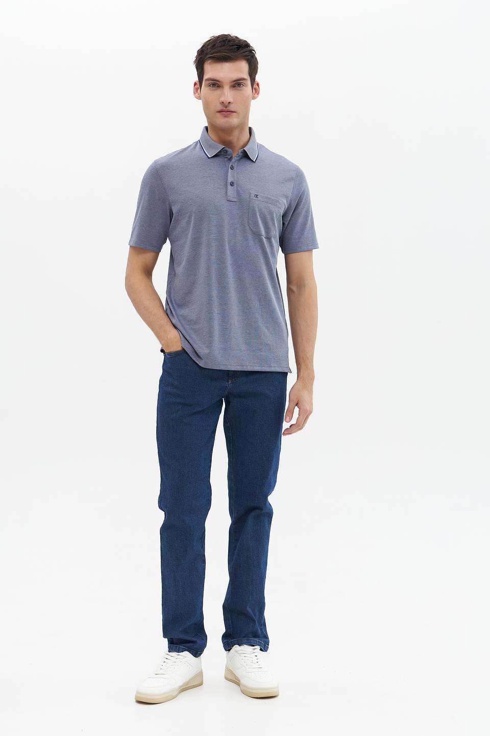 Поло Casa Moda men серое