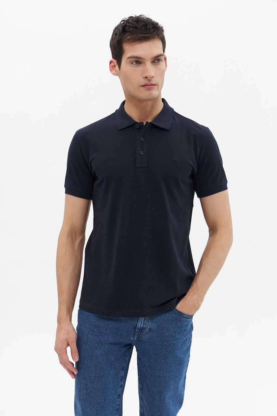 Поло Granchio тёмно-синее
