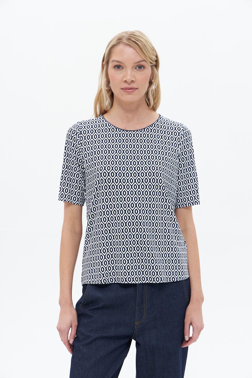 Футболка Frank Walder с геометрическим принтом