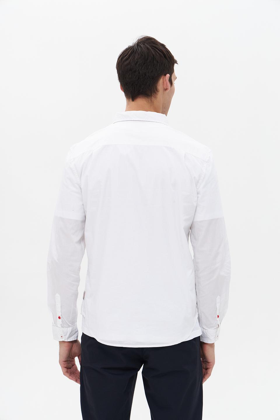 Рубашка Time Zone белая с длинным рукавом