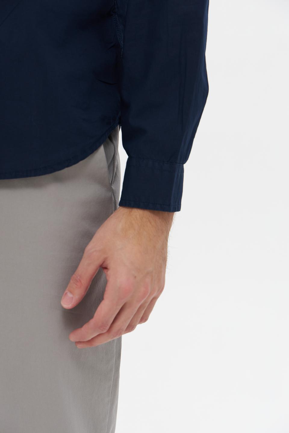 Рубашка Time Zone мужская синяя